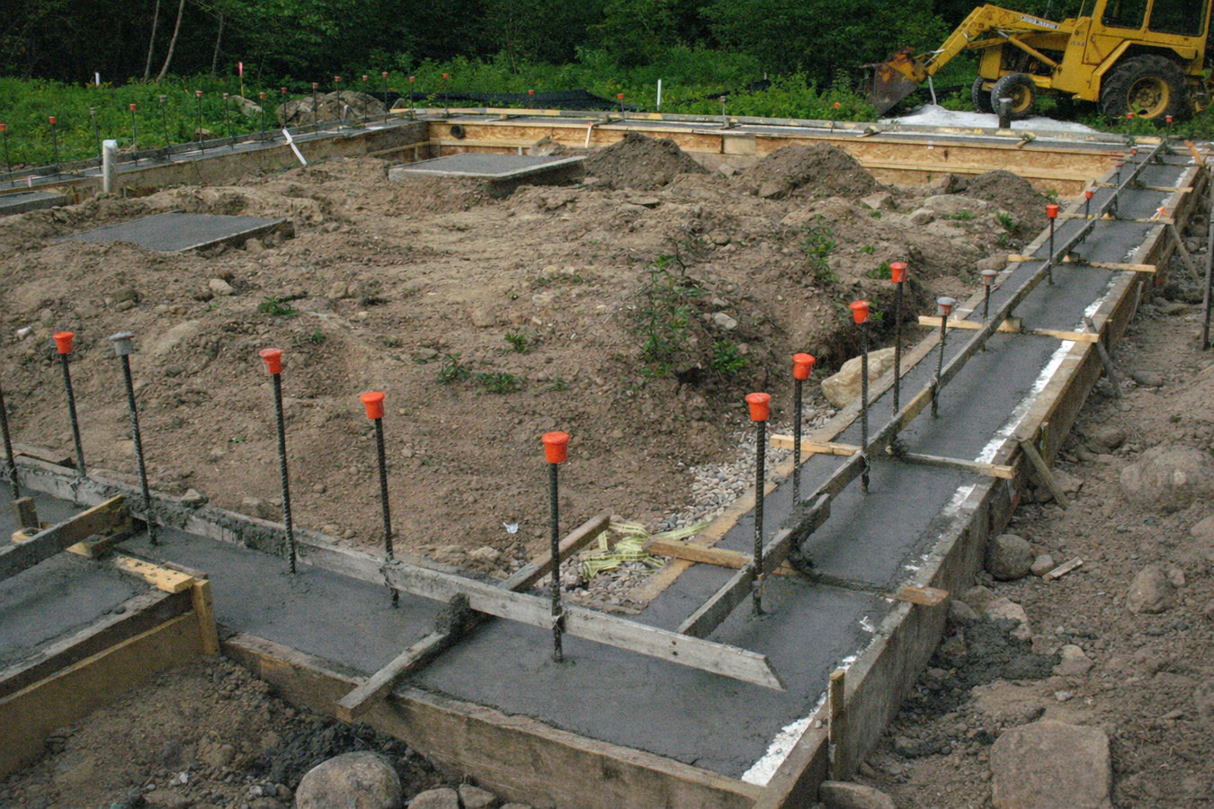 Concrete footings